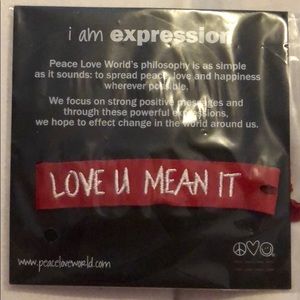Peace Love World Wrap Bracelet